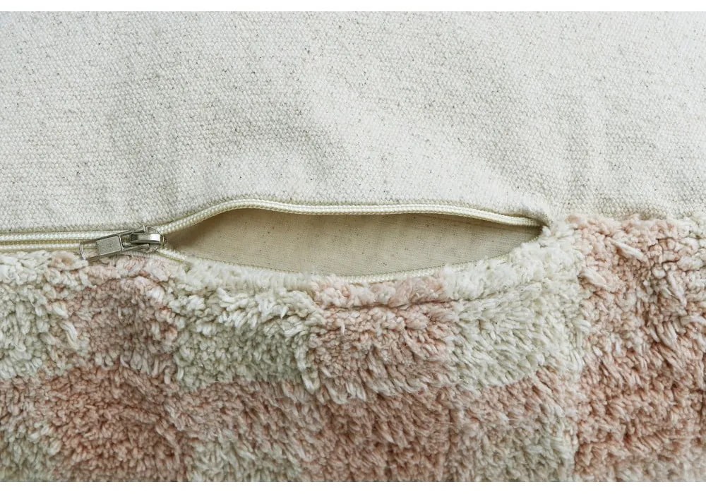 Jasnoróżowy puf dziecięcy Vichy Rose – Lorena Canals