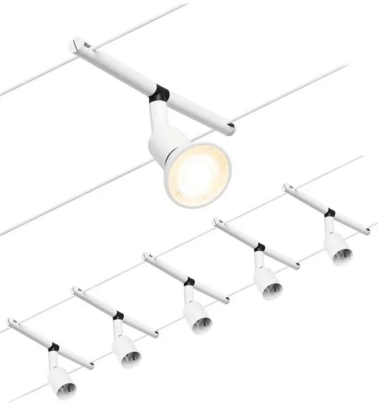 Paulmann 94458 - Zestaw 5xGU5,3/10W reflektor SALT 230V biały