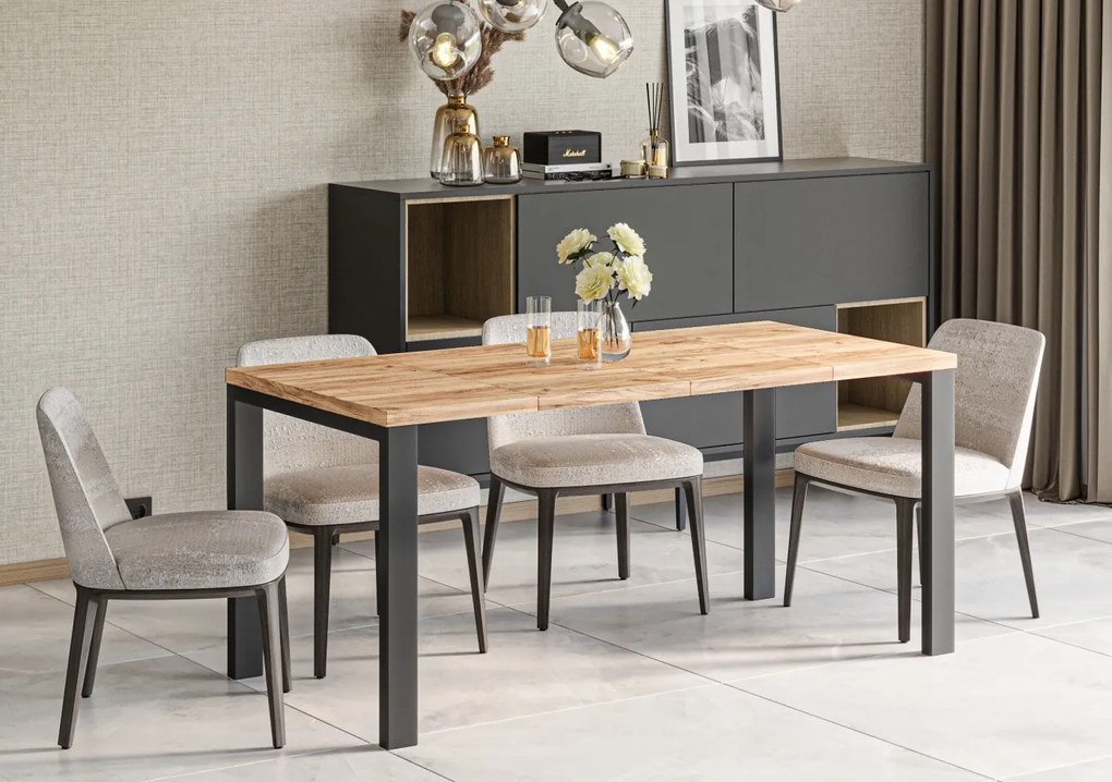 Stół Garant 170 Endo z blatem 80x80 rozkładany do 170 cm