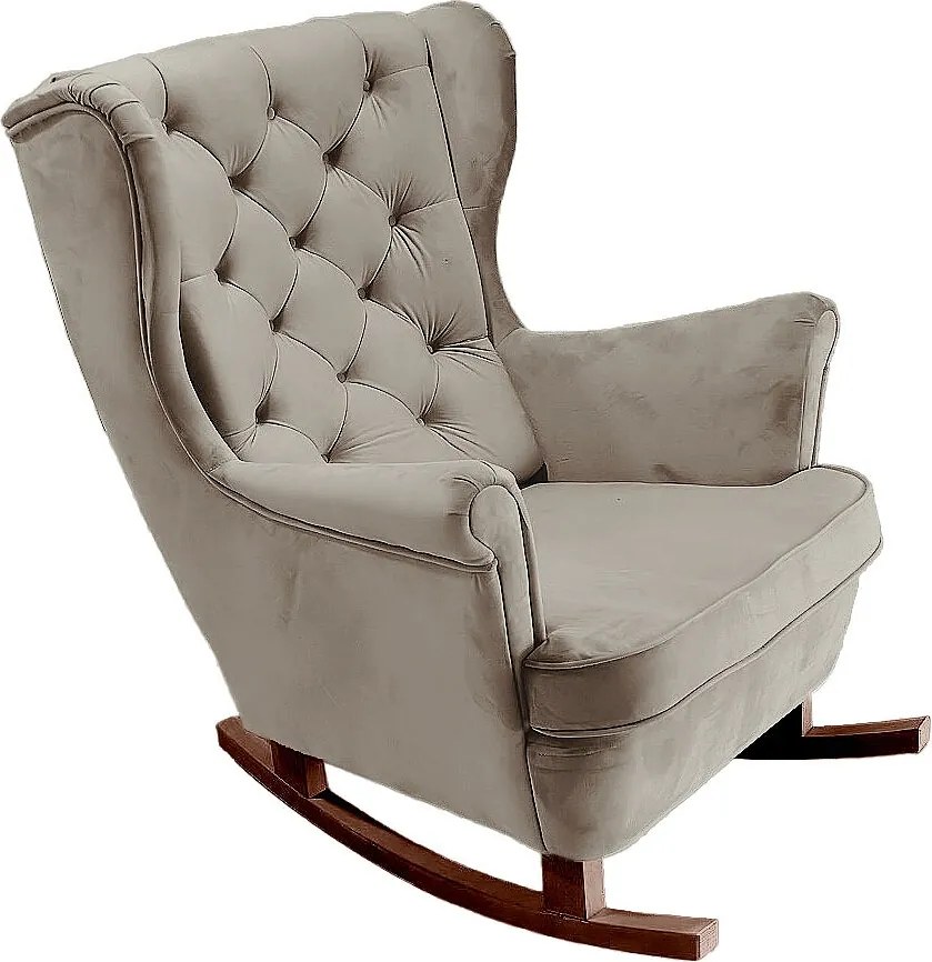 Fotel Relax z Tapicerowanym Siedzeniem i Podłokietnikami, Fotel TV 102x81x95cm Szary_29842