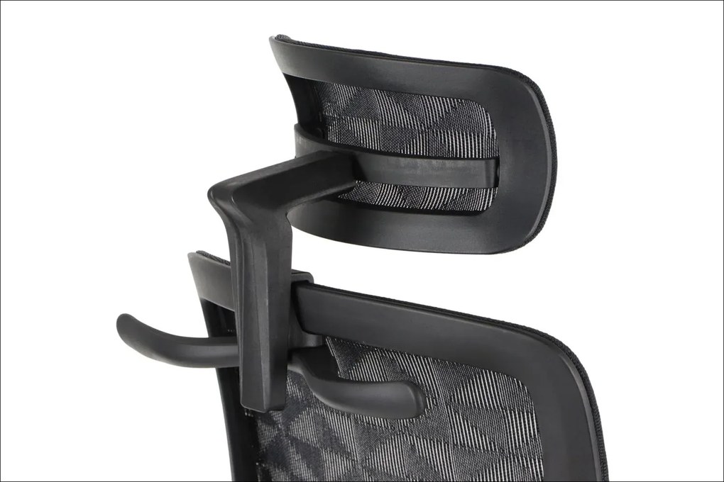 Fotel biurowy ERGONEW S1A czarny siatka STEMA
