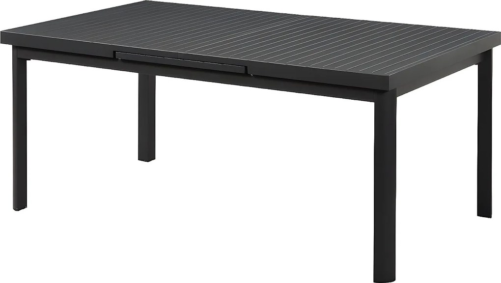 Rozkładany stół ogrodowy z aluminium, 180/240 cm – kolor antracytowy - NAURU