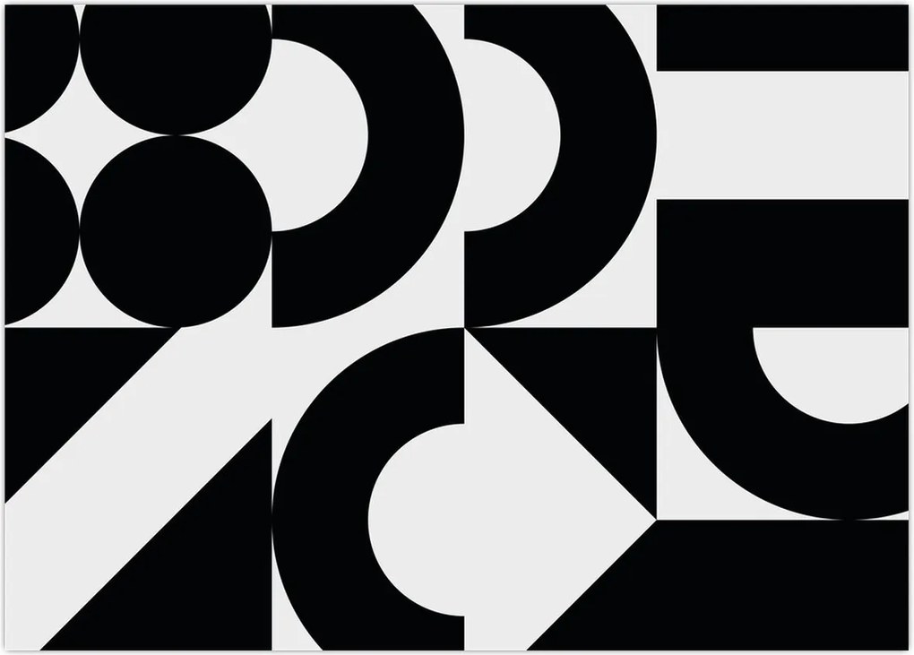 Obraz - Abstrakcja geometryczna N⁰2 (70x50 cm)