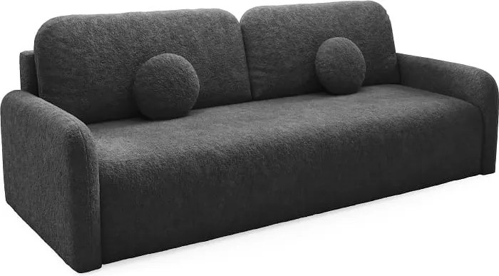 Kanapa RAVION rozkładana funkcja spania GRAFIT sofa