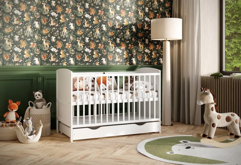 Łóżeczko Leo 120/60 z szufladą