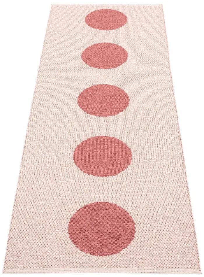 Jasnoczerwony chodnik odpowiedni na zewnątrz 70x200 cm Vera Pop Blush – Pappelina