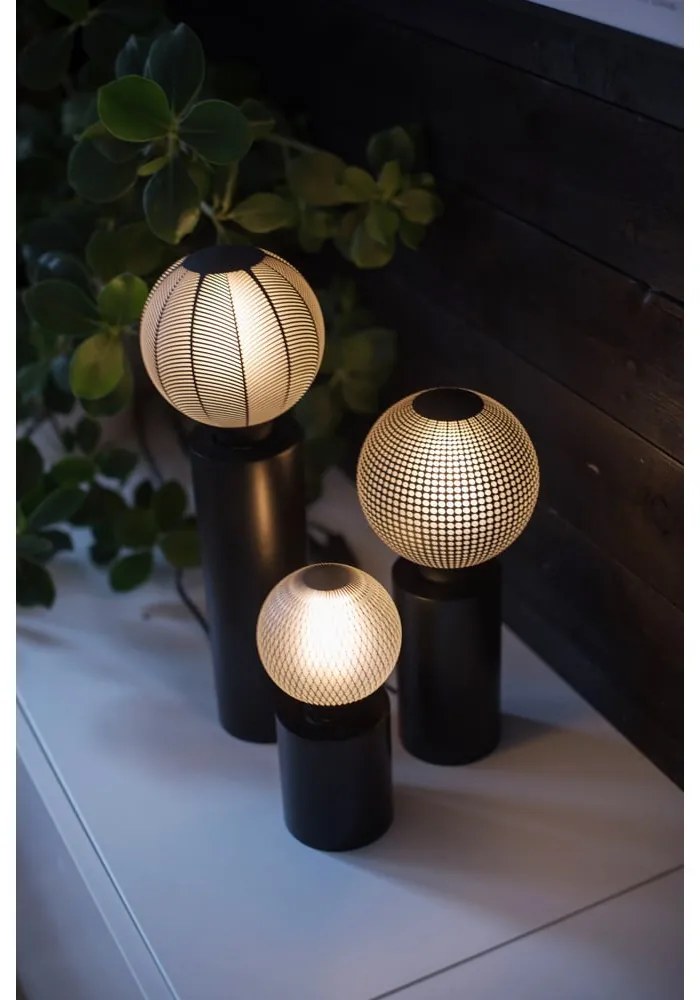 Czarna podstawa lampy 25 cm Tub – Star Trading