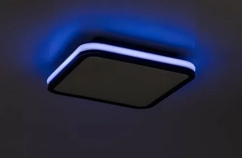 Rabalux 71399 funkcjonalna lampa sufitowa LED Serkan 43W, czarna/biała