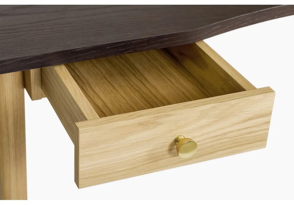 Biurko w dekorze dębu 70x140 cm Nice – Woodman