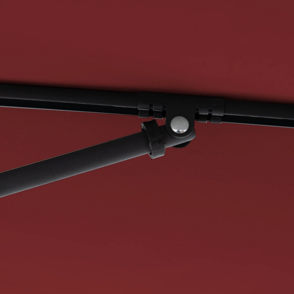 Doppler ACTIVE parasol ogrodowy 200 x 120 cm bordowy