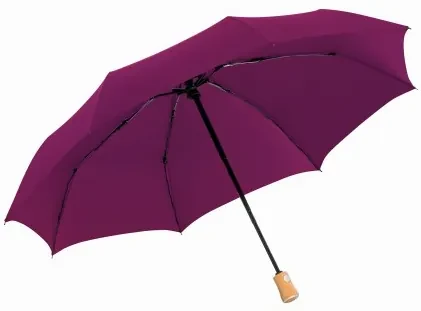 Bellino Nickel matt Oxford - w pełni automatyczny luksusowy parasol