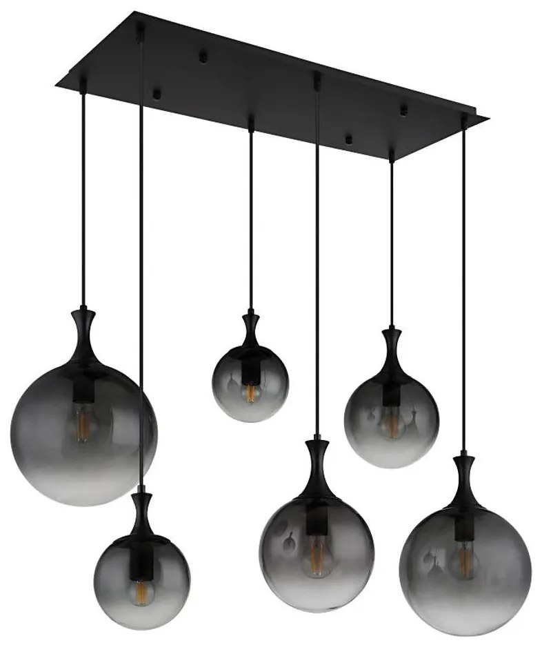 Globo 15885-6H - Żyrandol na lince DALTON 6xE27/10W/230V