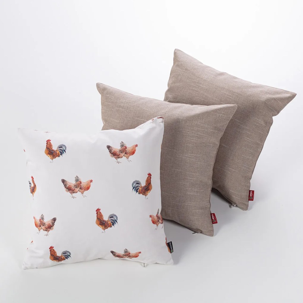 Komplet poszewek 3 szt. Flowers 17