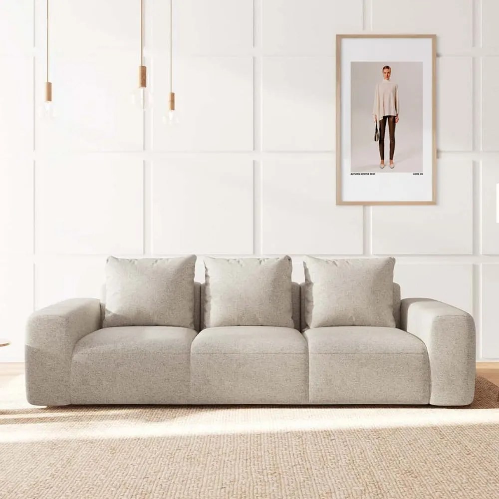 Beżowa sofa 287 cm Monce – Rodier