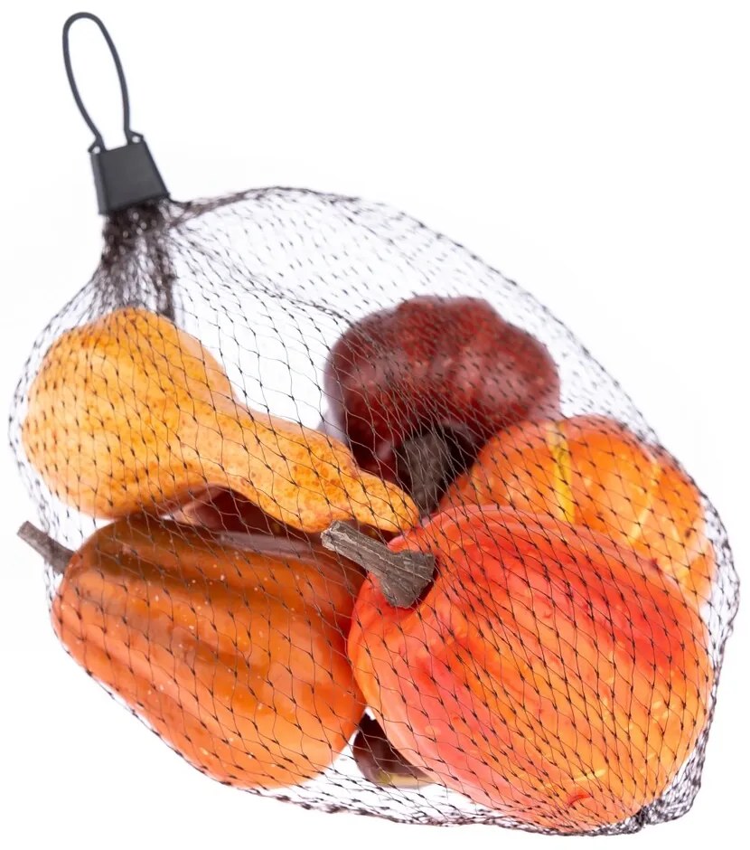 Zestaw sztucznych dyń dekoracyjnych, 6 szt.