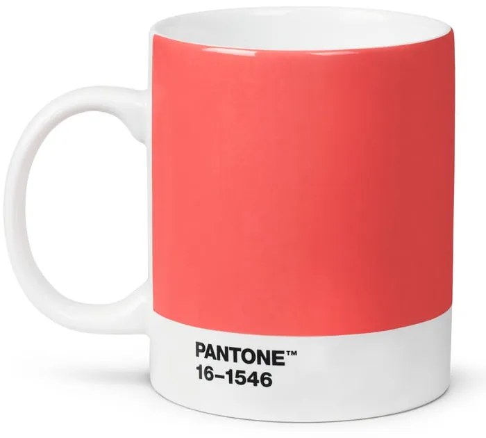 Różowy ceramiczny kubek 375 ml Living Coral 16-1546 – Pantone