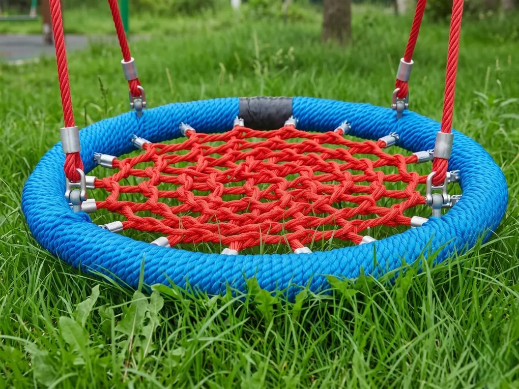 Huśtawka Bocianie Gniazdo 100cm Siedzisko Okrągłe Dla Dzieci Na Plac Zabaw