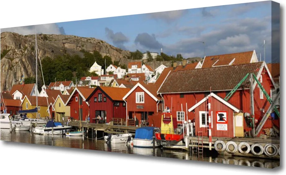 Obraz na płótnie Panorama Nocnej Metropolii