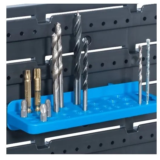 Panele plastikowe narzędziowe z boksami i uchwytami