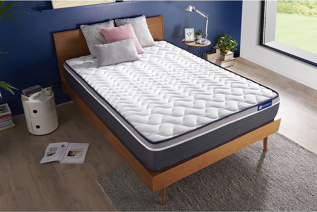 Materac Actiflex plus 180x210cm, Grubosc : 26 cm, sprezyny kieszeniowe i pianka z pamiecia ksztaltu, Bardzo wysoki, 7 stref komfortu