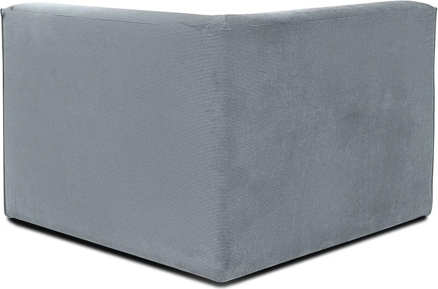 Szary sztruksowy moduł sofy (strona zmienna) Sting – Scandic