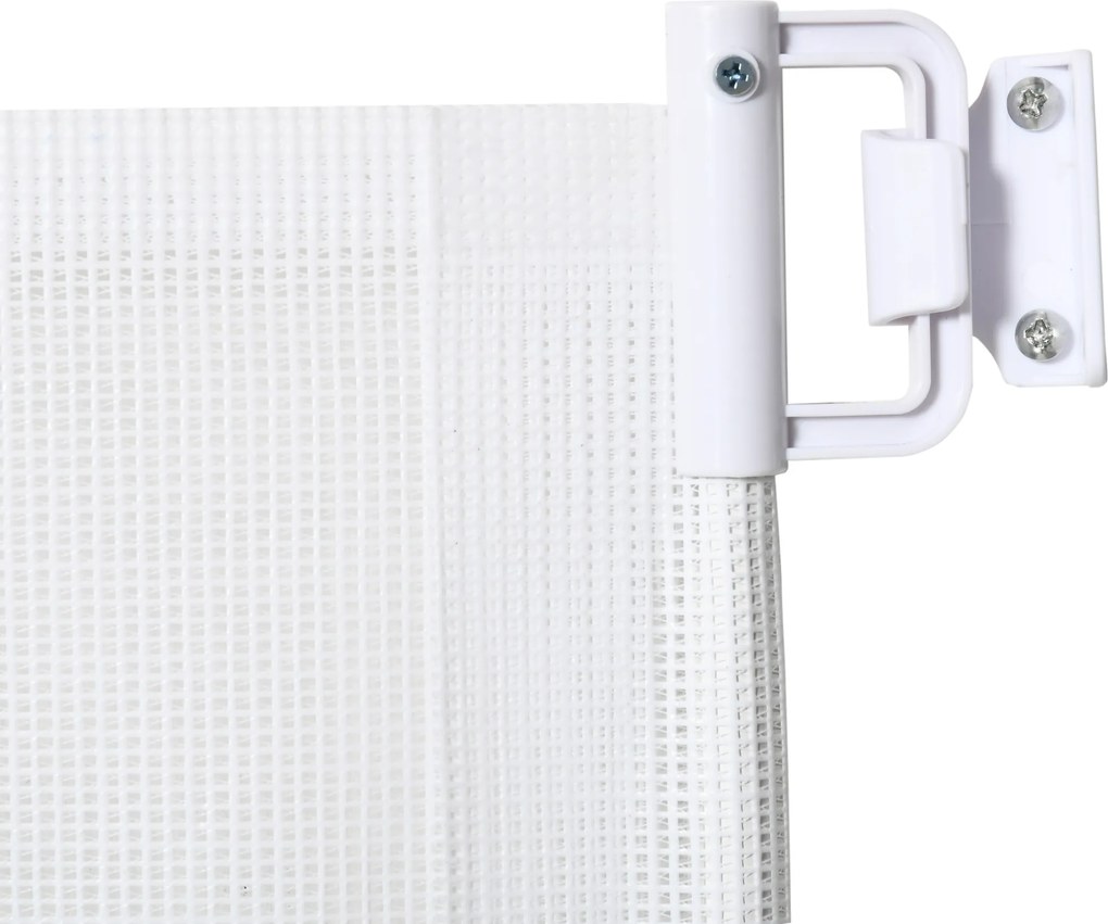 PawHut Bramka ochronna dla psa, metalowa barierka zabezpieczająca