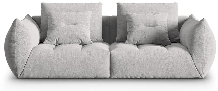 Jasnoszara sofa 232 cm Bloom – Micadoni Home