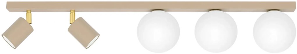 Lampa na listwie beżowa nowoczesna K6-A99