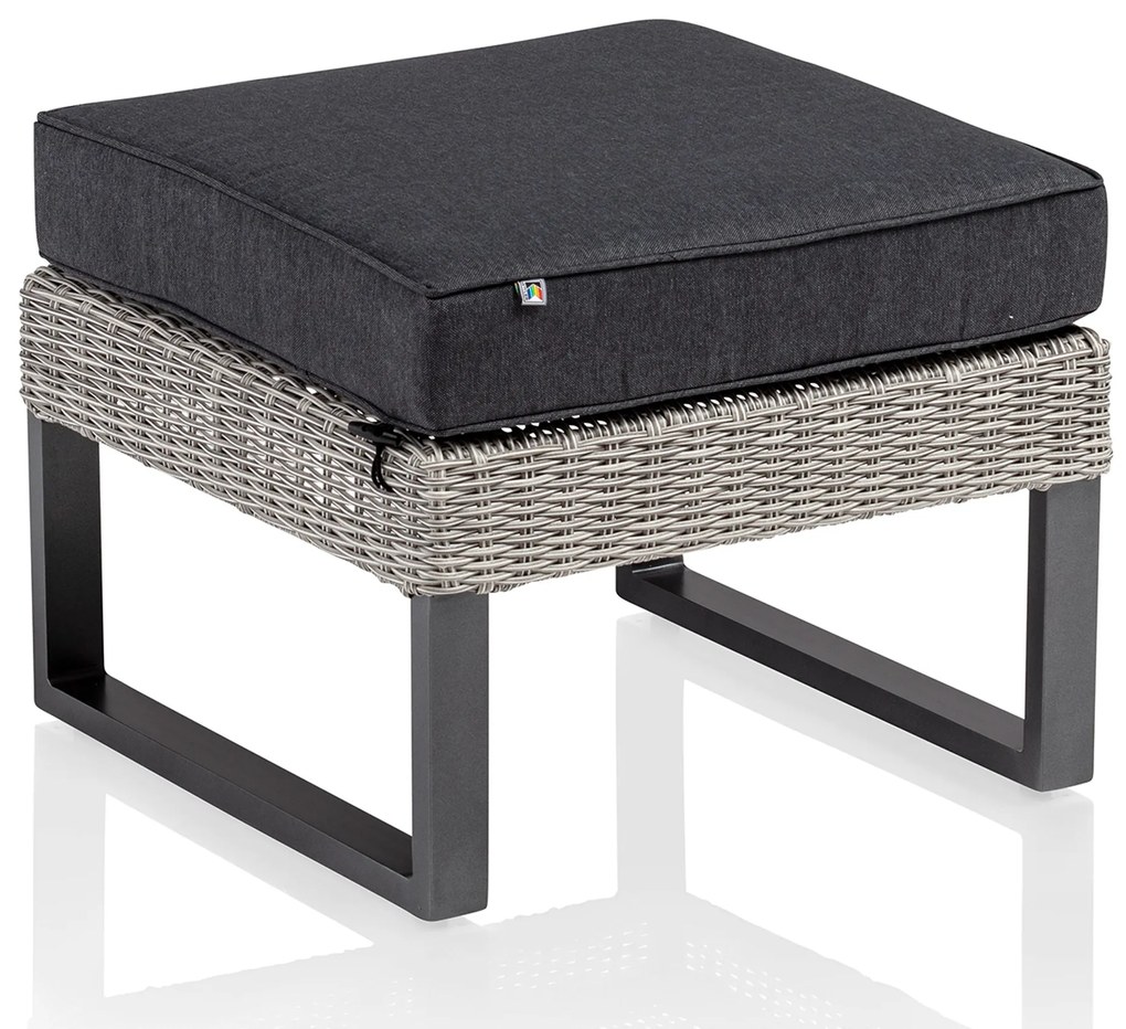 Hocker duży Palma 58 x 58 cm popielato-antracytowy KETTLER 0103433-5500