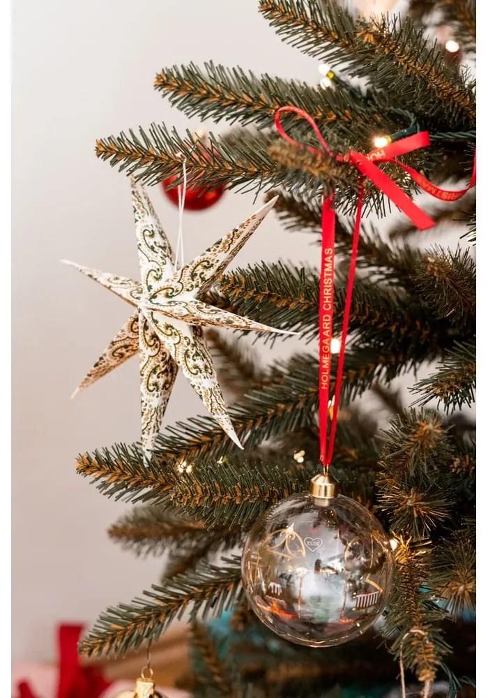 Szklana ręcznie dmuchana bombka ø 8 cm Annual Christmas Bauble – Holmegaard