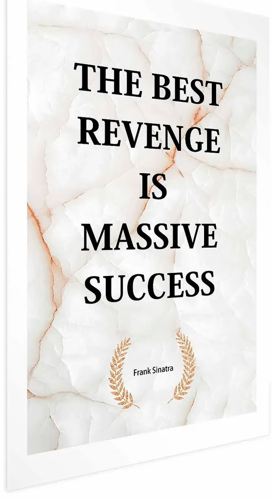 Plakat Best Revenge 29,7x42 cm bez ramy z marginesem ARTGEIST B
