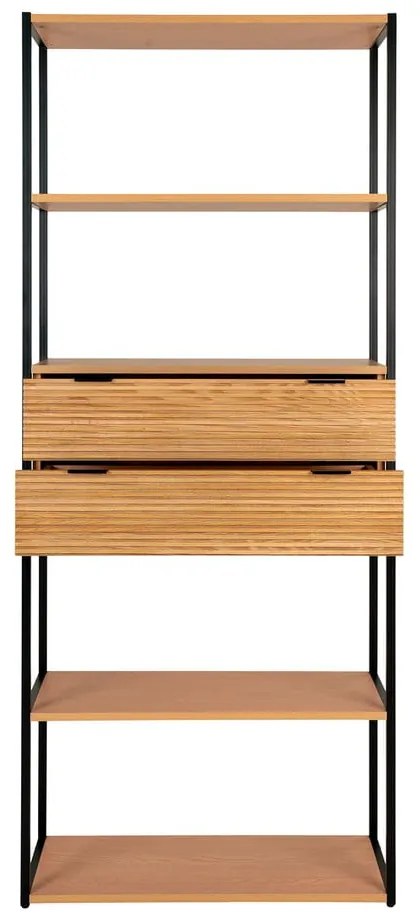 Regał w dekorze jesionu w naturalnym kolorze 84,5x200 cm Minato – House Nordic