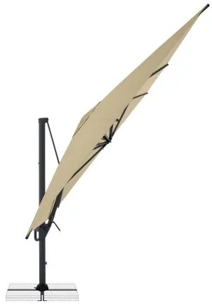 LIFE 300 x 400 cm – huśtawka ogrodowa z bocznym drążkiem : Substancja Desen - 822