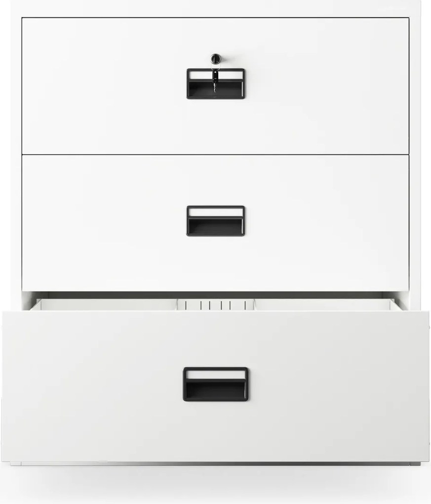 Szafa kartotekowa metalowa biała: SARA XL V3, 900 x 1020 x 600 mm
