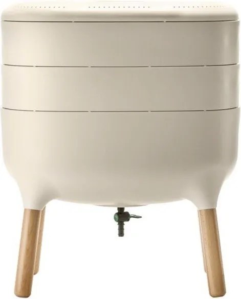 Beżowy kompostownik Urbalive – Plastia