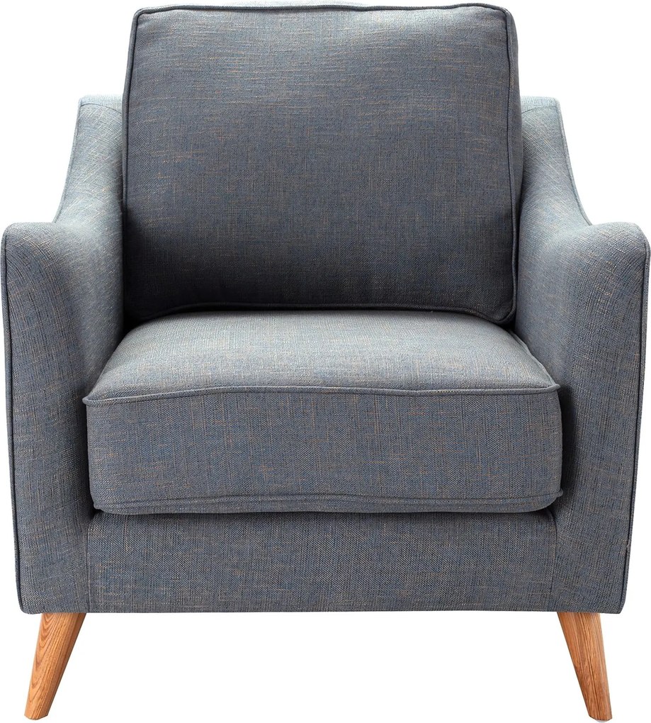 Fotel Venuste denim blue/brown