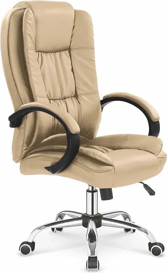Beżowy biurowy fotel obrotowy G2-T06