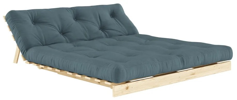 Turkusowa rozkładana sofa 160 cm Roots – Karup Design