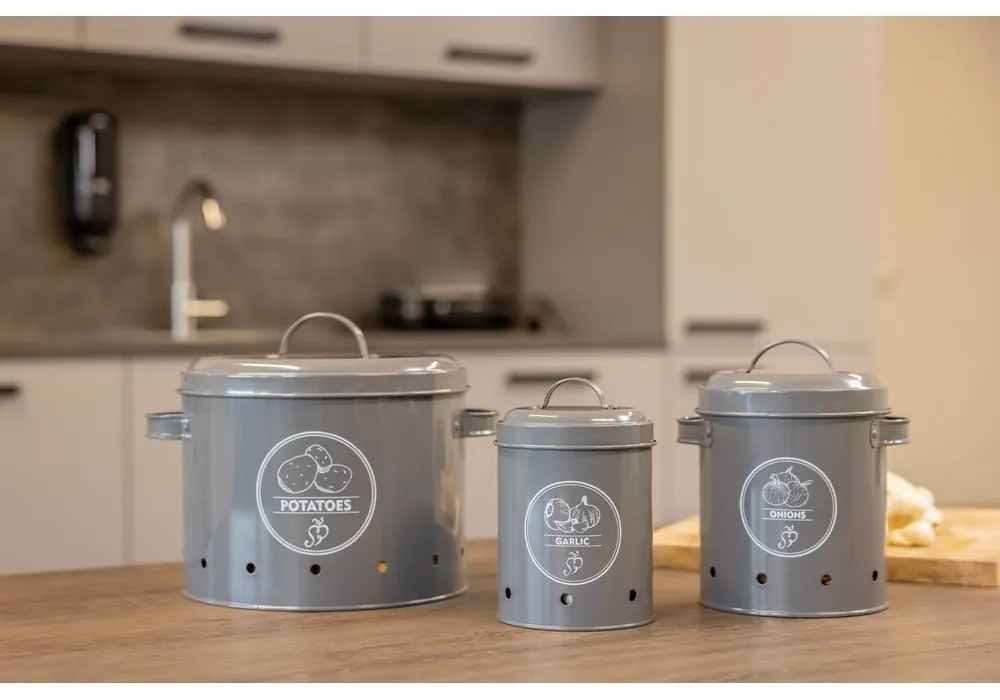 Stalowy pojemnik na żywność na ziemniaki Secret Du Potager – Esschert Design