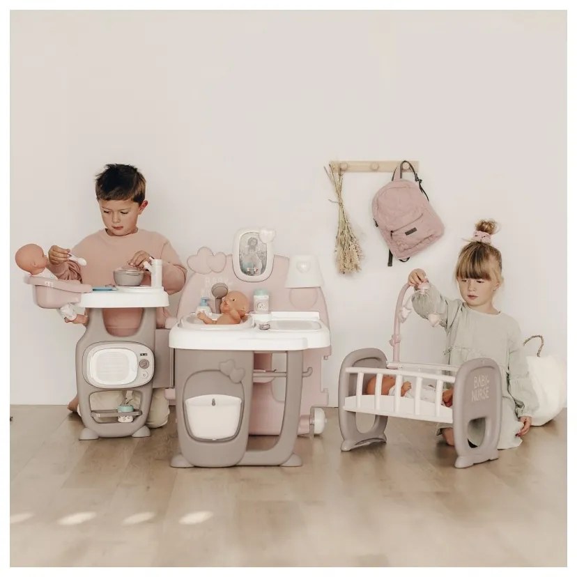 Smoby baby nurse duży kącik opiekunki dla lalki