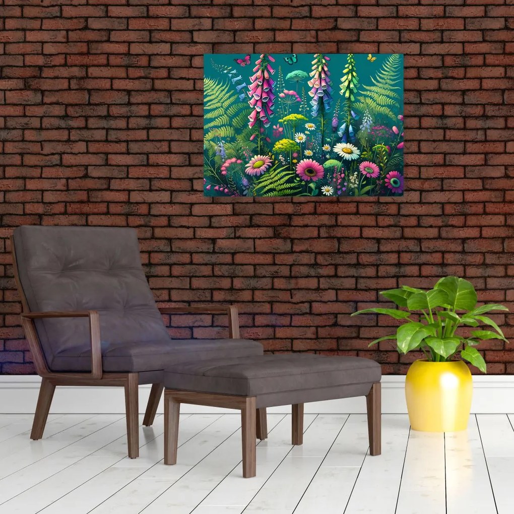 Obraz - Kwiaty łąkowe (70x50 cm)
