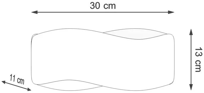 Biały nowoczesny kinkiet ścienny - S178-Baltoro