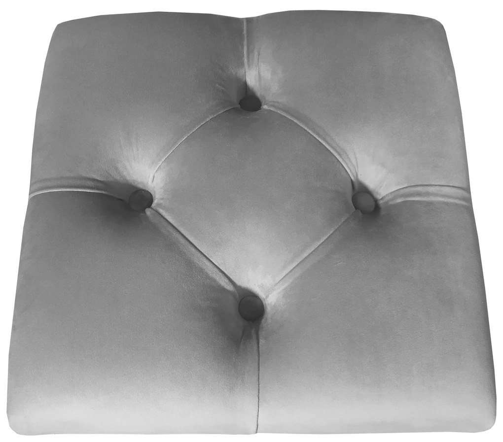 Pufa CHESTERFIELD LOFT ławka podnóżek metal MG17