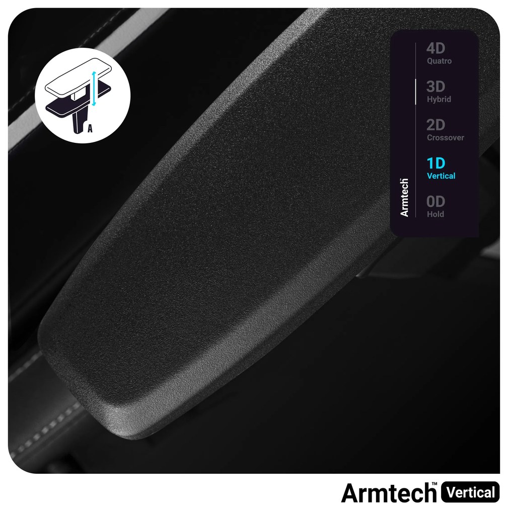 Fotel gamingowy Diablo X-One 2.0 Normal Size, czarno-biały