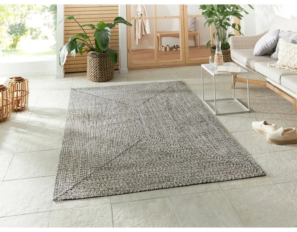 Szarobeżowy dywan odpowiedni na zewnątrz 150x80 cm – NORTHRUGS