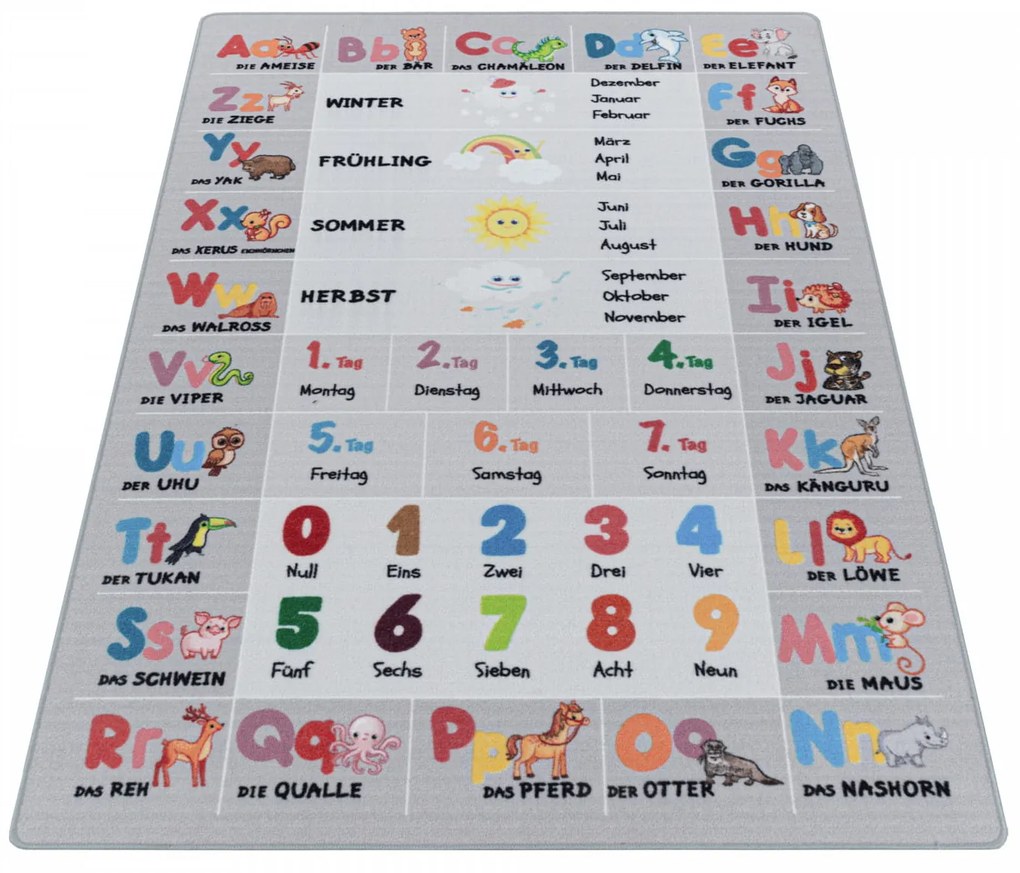 Dywan dziecięcy Play elementarz 140 cm x 200 cm
