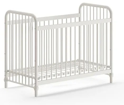 Białe metalowe łóżeczko 60x120 cm BRONXX – Vipack