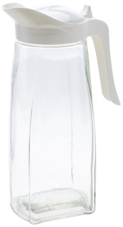 Szklany dzbanek z pokrywką, 1,5 l