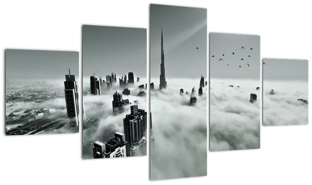 Obraz - Wieżowce w Dubaju (125x70 cm)