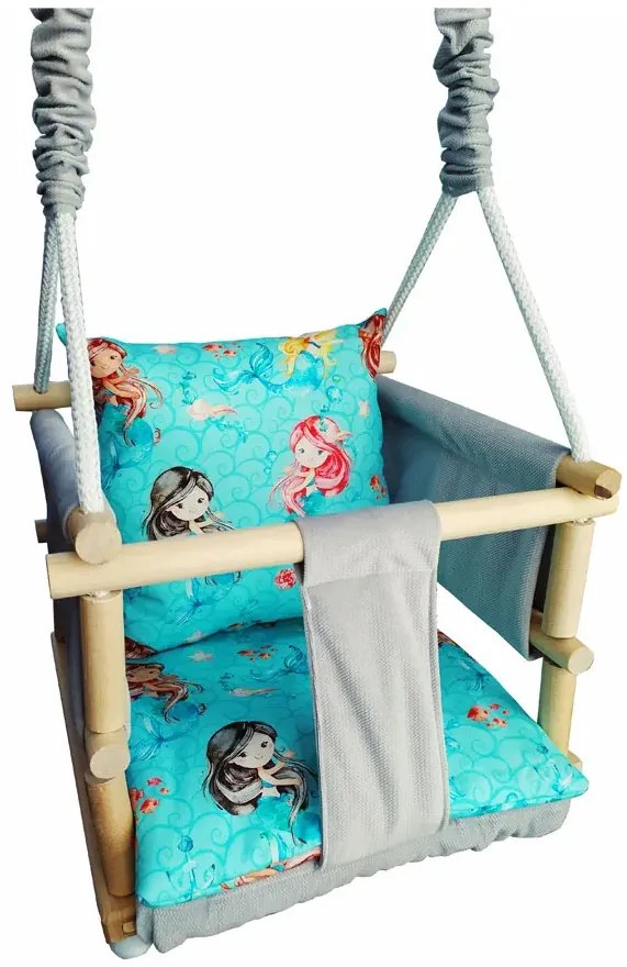 Dziecięca huśtawka welwetowa 6 wzorów D7-L90